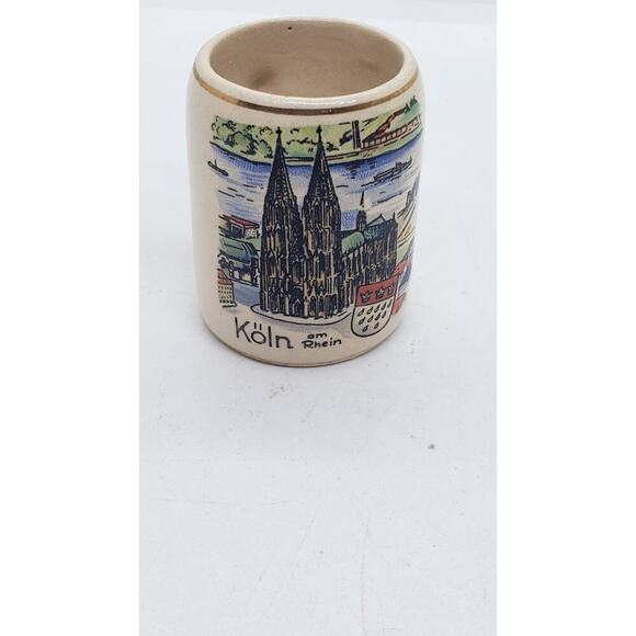 VINTAGE Miniature Beer Steins Mugs Germany Set Of 2 - Picture 3 of 16